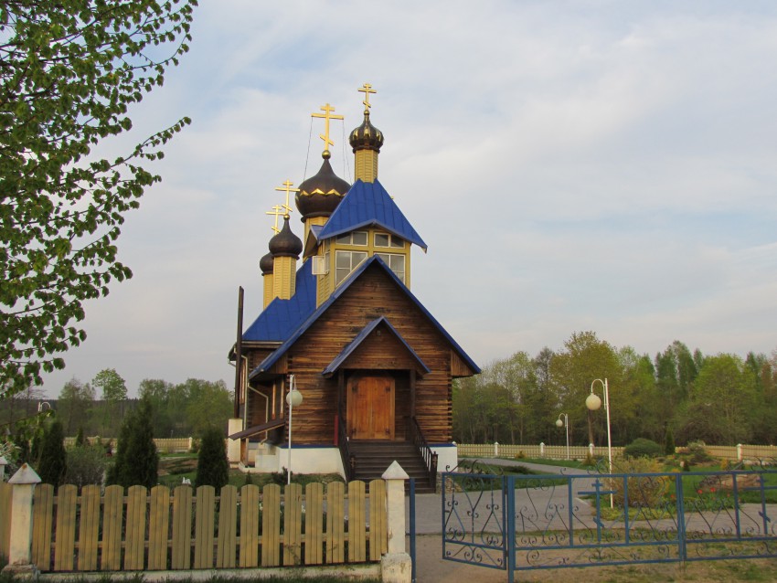 Церковь Собора Белорусских святых, Любань (Вилейский район, Беларусь, Минская область). общий вид в ландшафте