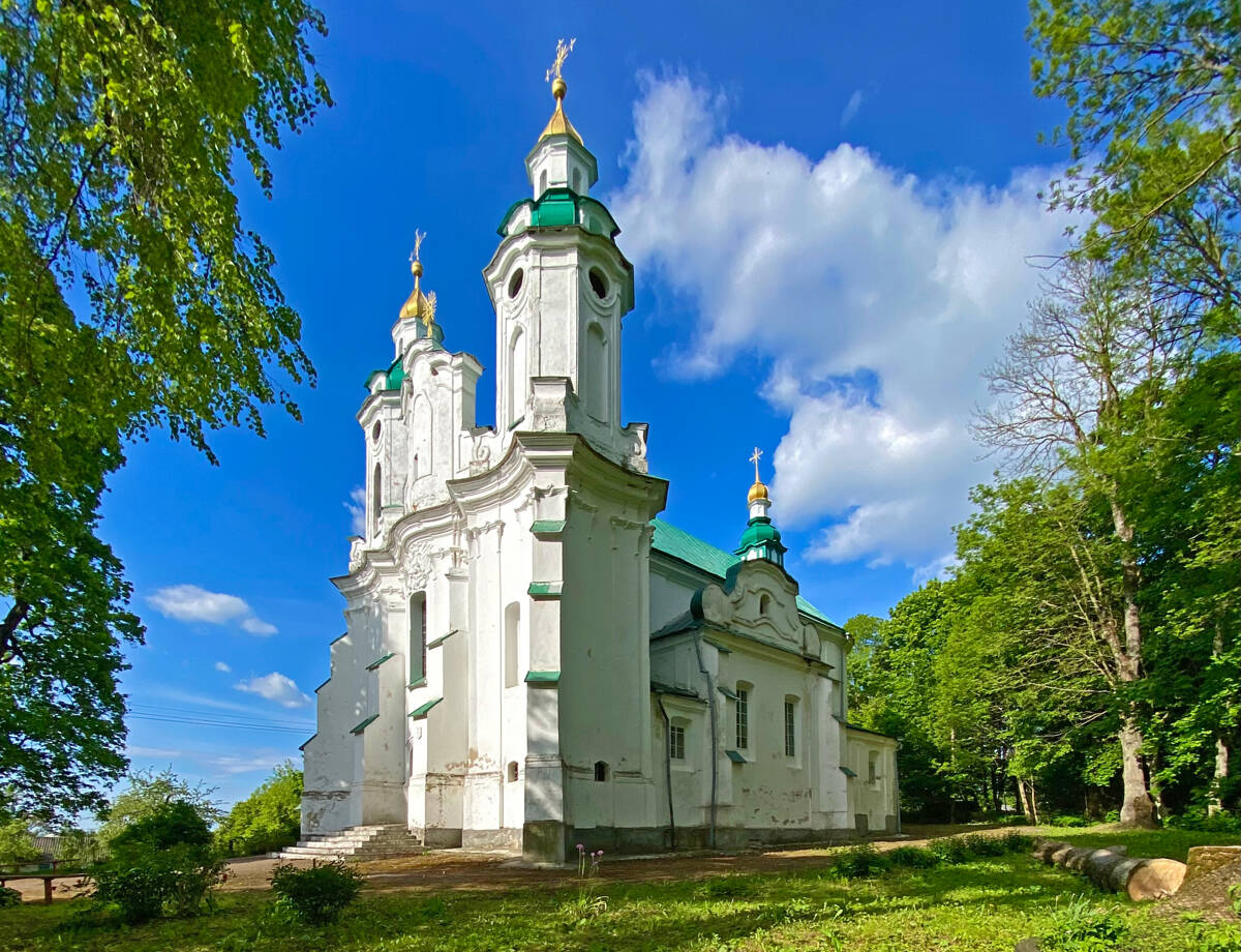 Церковь Троицы Живоначальной, Вольно (Барановичский район, Беларусь, Брестская область). фасады, Вид с юго-запада