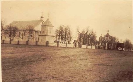 Новая Мышь. Церковь Спаса Преображения. архивная фотография, http://1871.by/listing/kostel-i-cerkov/