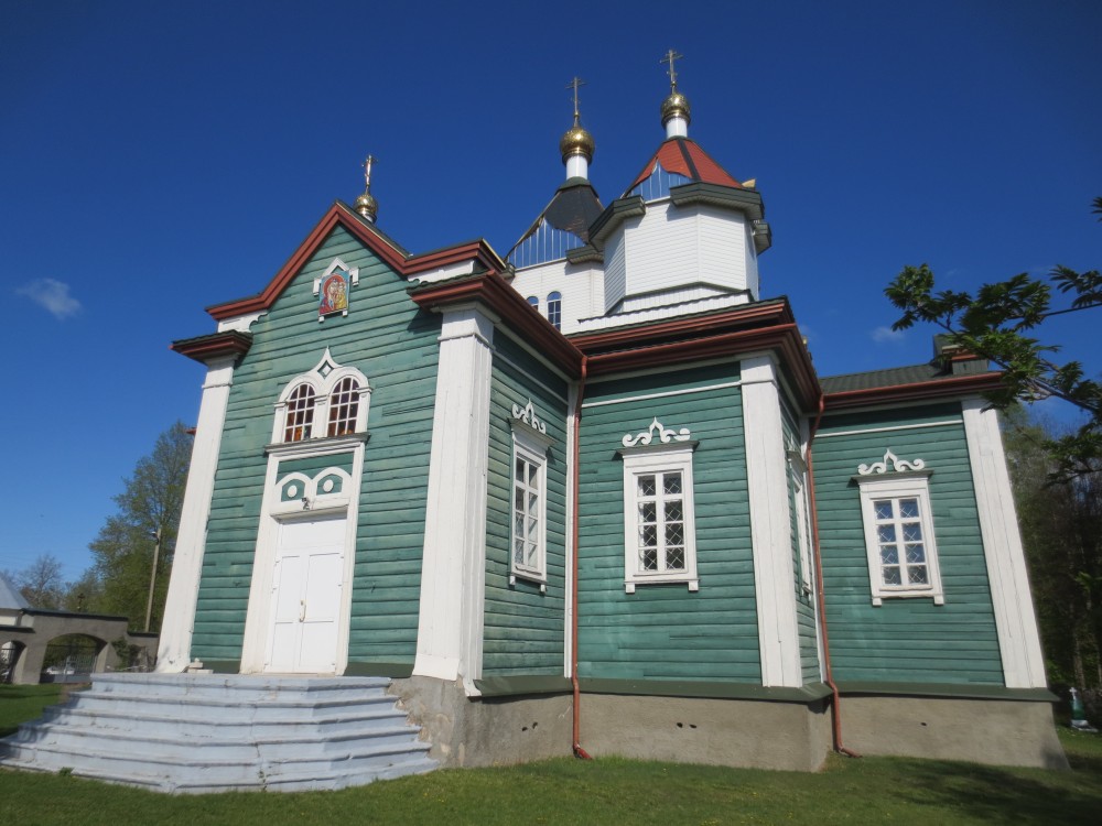 Новая Мышь. Церковь Спаса Преображения. фасады