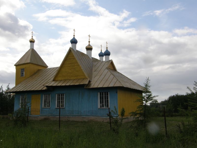 Церковь Троицы Живоначальной, Некасецк (Мядельский район, Беларусь, Минская область). общий вид в ландшафте