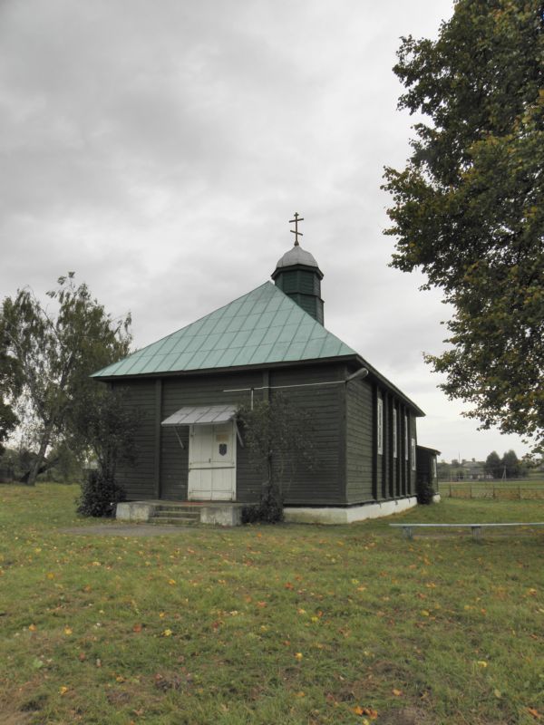 Церковь Георгия Победоносца, Островки (Несвижский район, Беларусь, Минская область). общий вид в ландшафте