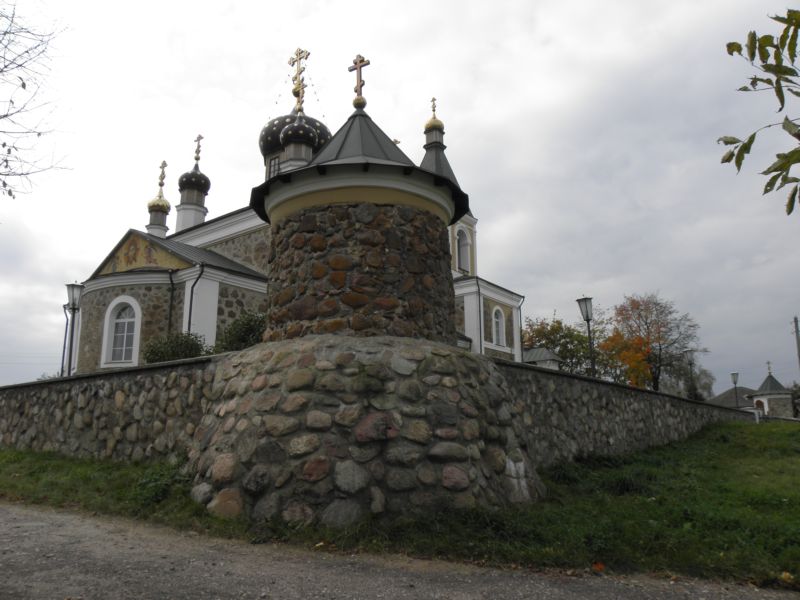 Церковь Покрова Пресвятой Богородицы, Почапово (Барановичский район, Беларусь, Брестская область). общий вид в ландшафте