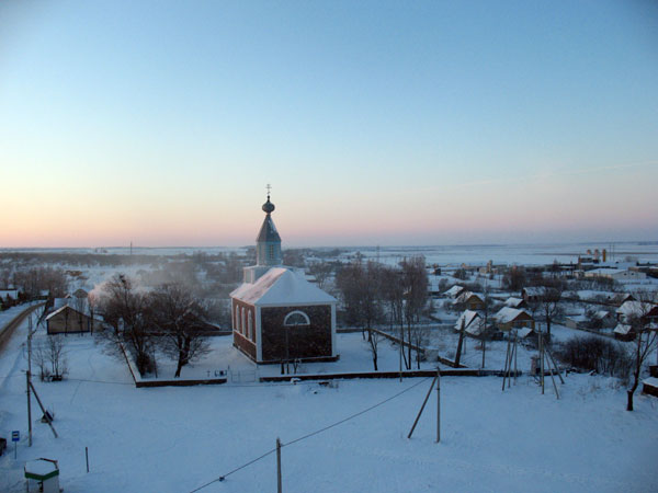 Церковь Покрова Пресвятой Богородицы, Беница (Молодечненский район, Беларусь, Минская область). общий вид в ландшафте