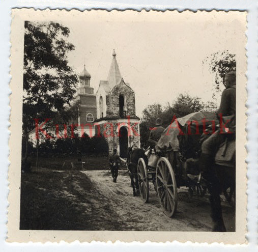 Вселюб. Церковь Михаила Архангела. архивная фотография, Фото 1941 г. с аукциона e-bay.de