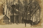 Церковь Рождества Пресвятой Богородицы, Почтовая фотооткрытка 1916 г.<br>, Мижевичи, Слонимский район, Беларусь, Гродненская область