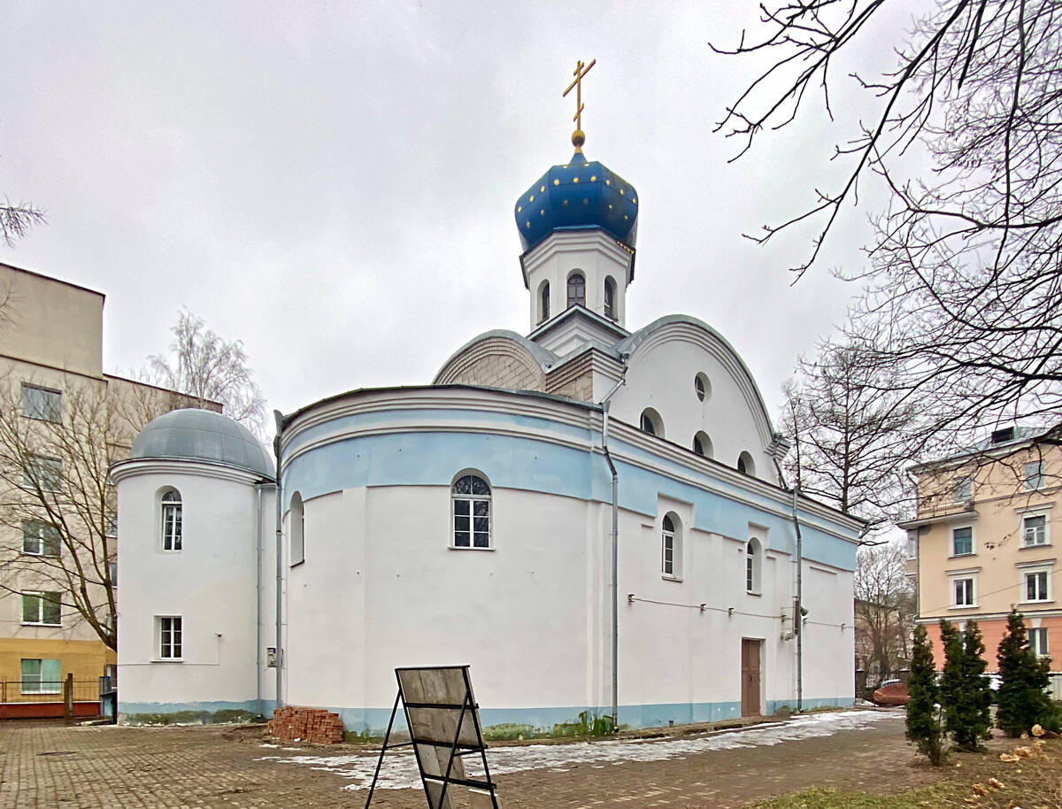 Церковь Успения Пресвятой Богородицы, Витебск (Витебск, город, Беларусь, Витебская область). фасады, Вид с северо-востока