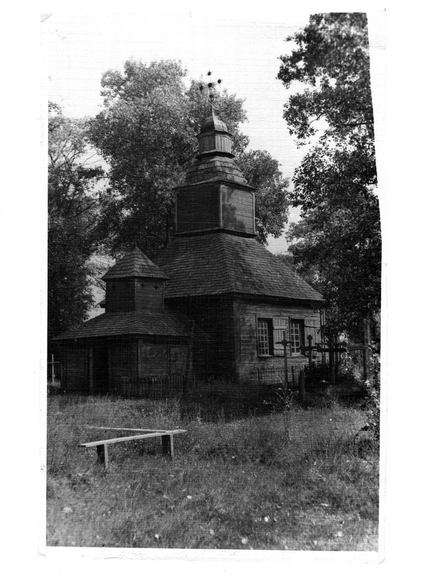 Петриков. Церковь Покрова Пресвятой Богородицы. архивная фотография, Фото 1970-х годов из приходского архива