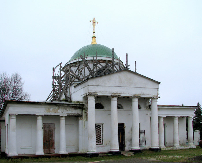 Церковь Рождества Христова, Ахтырка (Ахтырский район, Украина, Сумская область). общий вид в ландшафте