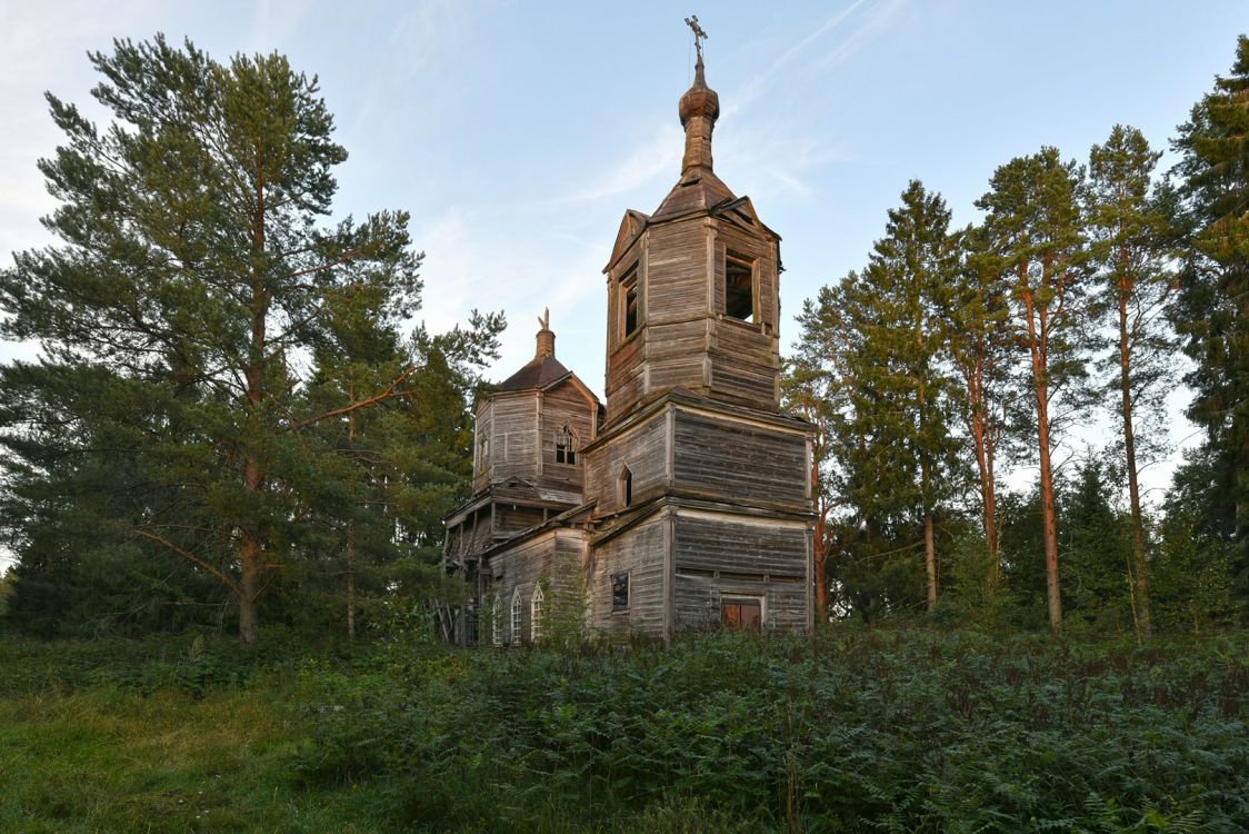 Пестово. Церковь Сергия Радонежского. фасады, Вид с северо-запада
