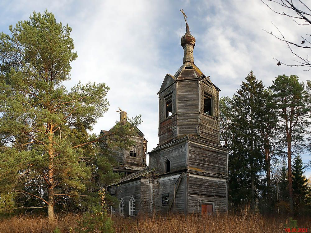 Пестово. Церковь Сергия Радонежского. фасады