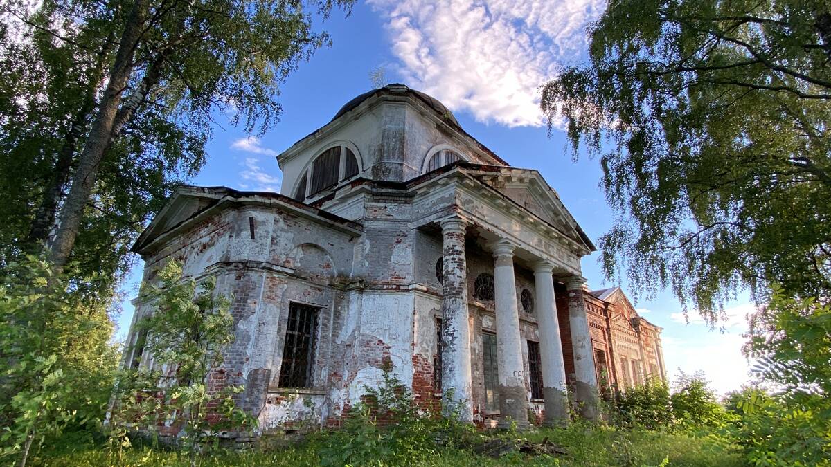 Церковь Казанской иконы Божией Матери, Борисовское (Лесной район, Тверская область). фасады
