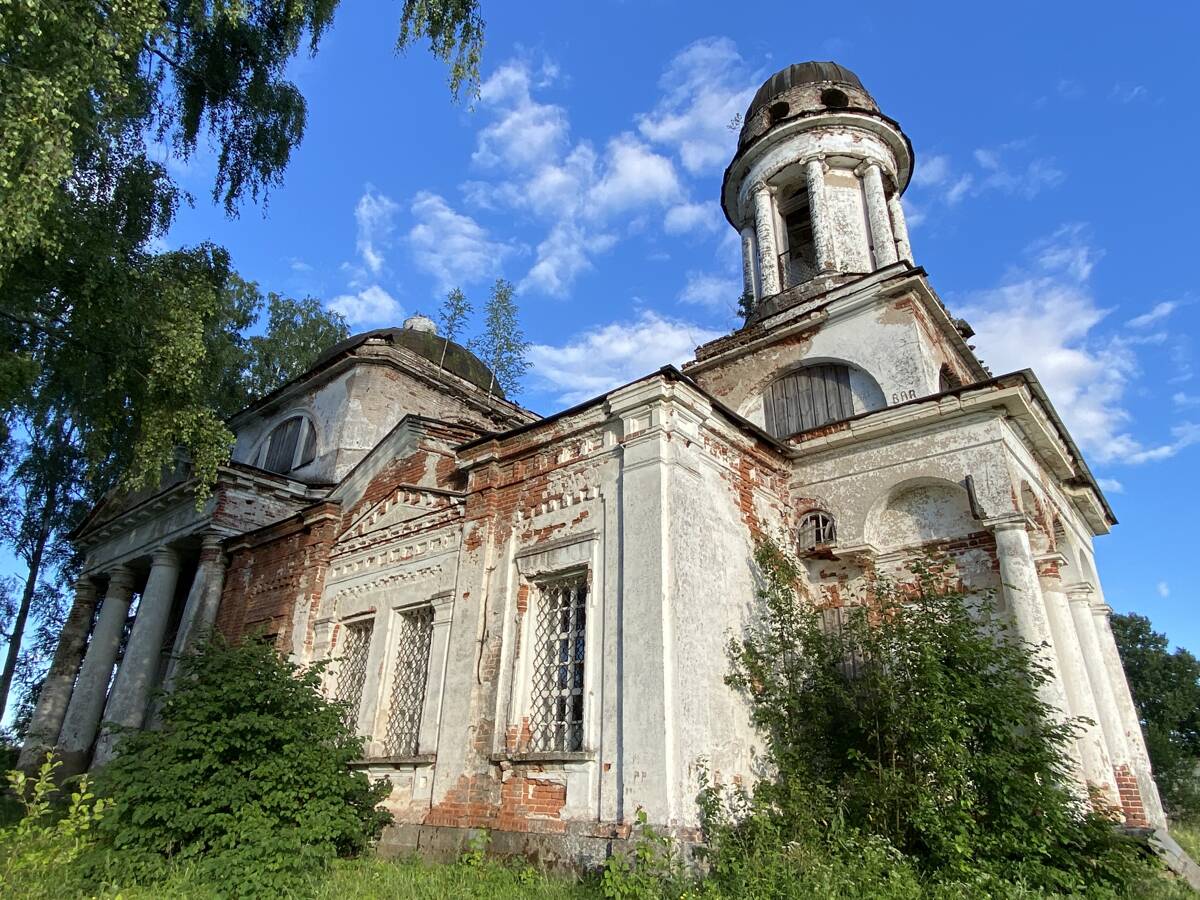 Церковь Казанской иконы Божией Матери, Борисовское (Лесной район, Тверская область). фасады