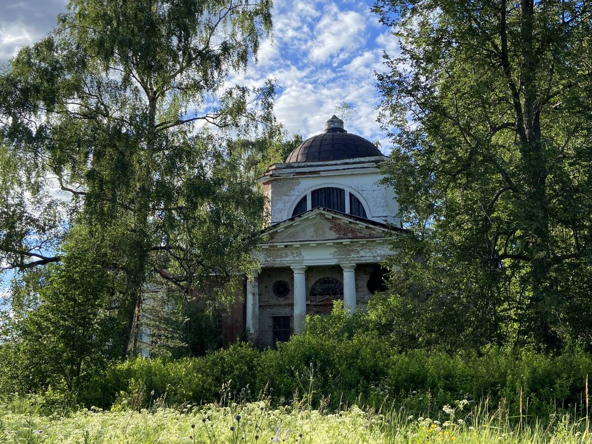 Церковь Казанской иконы Божией Матери, Борисовское (Лесной район, Тверская область). архитектурные детали