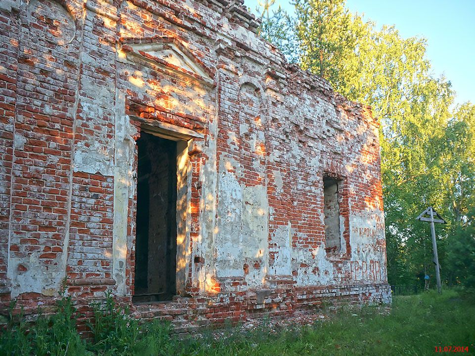 Церковь Спаса Преображения, Спас-Забережье (Максатихинский район, Тверская область). архитектурные детали