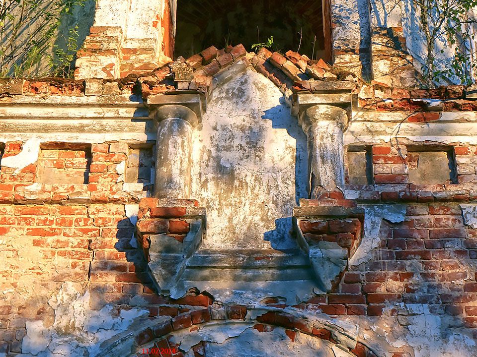 Церковь Спаса Преображения, Спас-Забережье (Максатихинский район, Тверская область). архитектурные детали