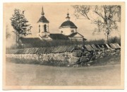 Церковь Николая Чудотворца, Фото 1941 г. с аукциона e-bay.de<br>, Дворцы, Бежаницкий район, Псковская область