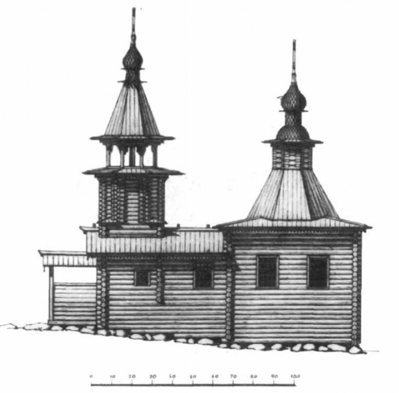 Часовня Прокопия и Иоанна Устюжских, Койтыбож (Нижний Койтыбож) (Сыктывдинский район, Республика Коми). архивная фотография, Взято из книги 
