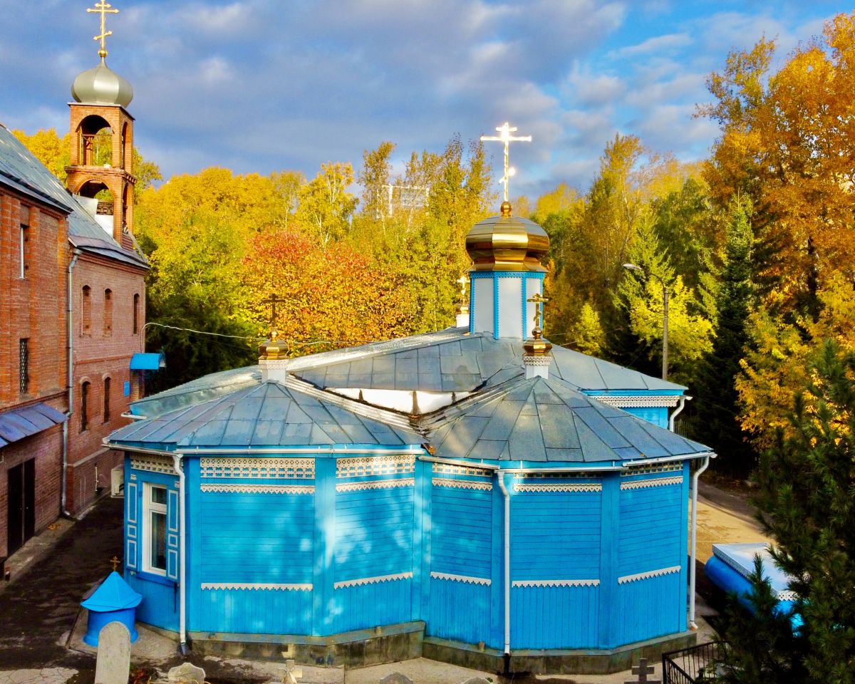 Церковь Николая Чудотворца на Николаевском кладбище, Красноярск (Красноярск, город, Красноярский край). фасады, Восточный фасад