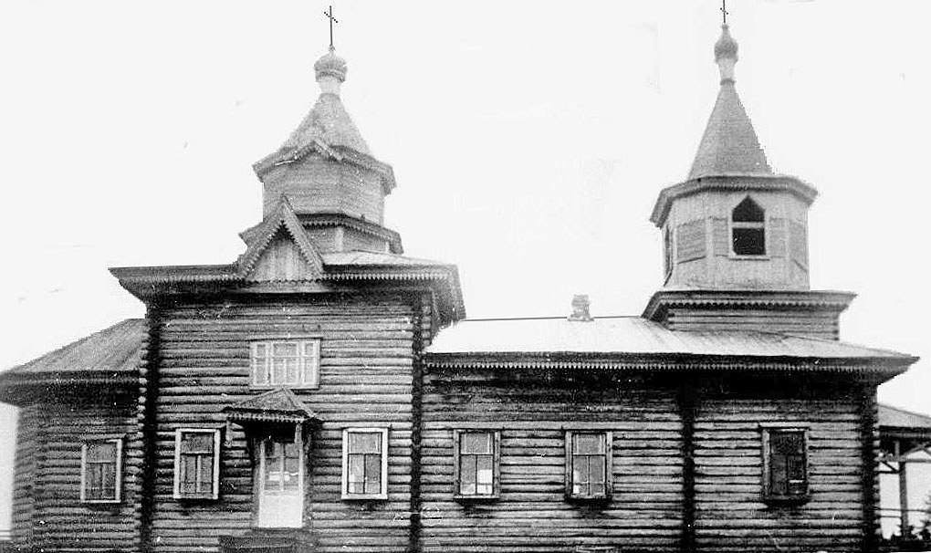 Церковь Александра Невского, Дебы (Красногорский район, Республика Удмуртия). архивная фотография, -Ранее утраченная церковь 1885-1941гг.