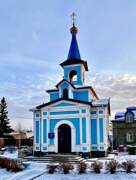 Церковь иконы Божией Матери "Нечаянная Радость", Вид с запада<br>, Солонцы, Емельяновский район, Красноярский край