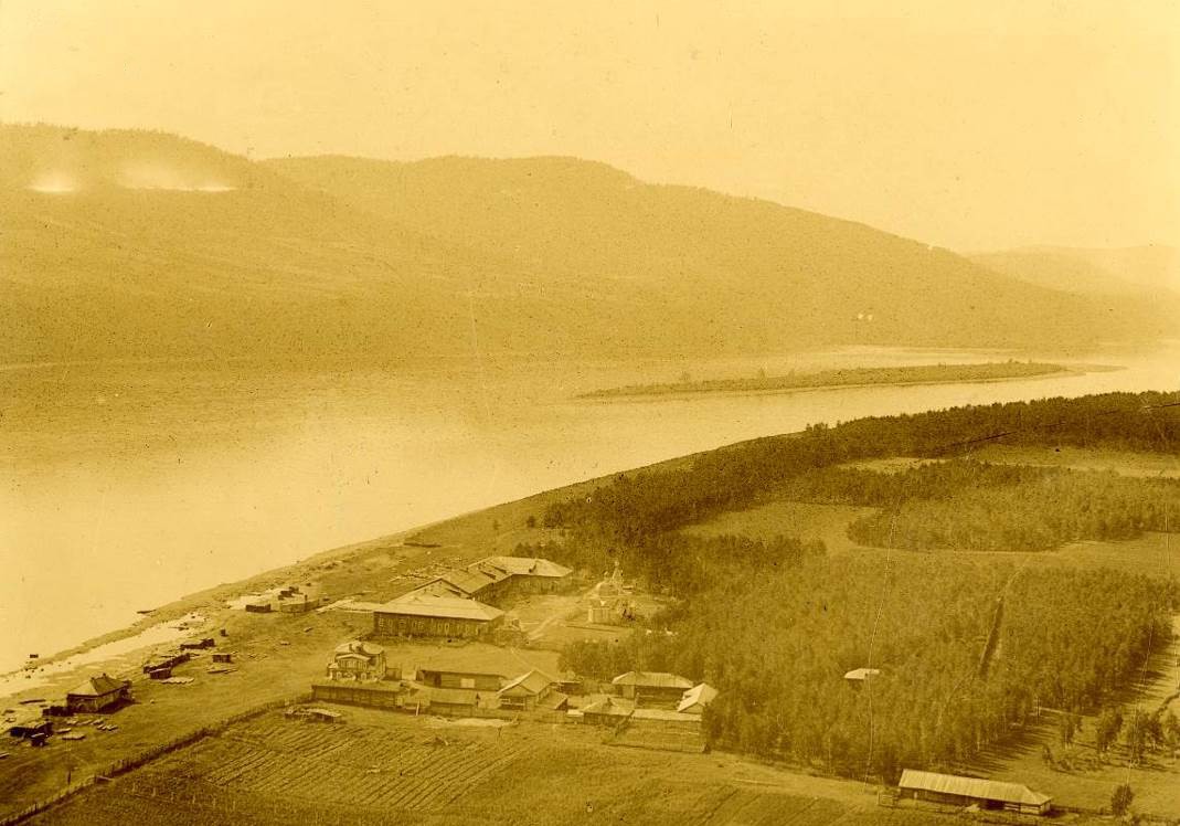 Красноярск. Успенский мужской монастырь. архивная фотография, Старинное фото