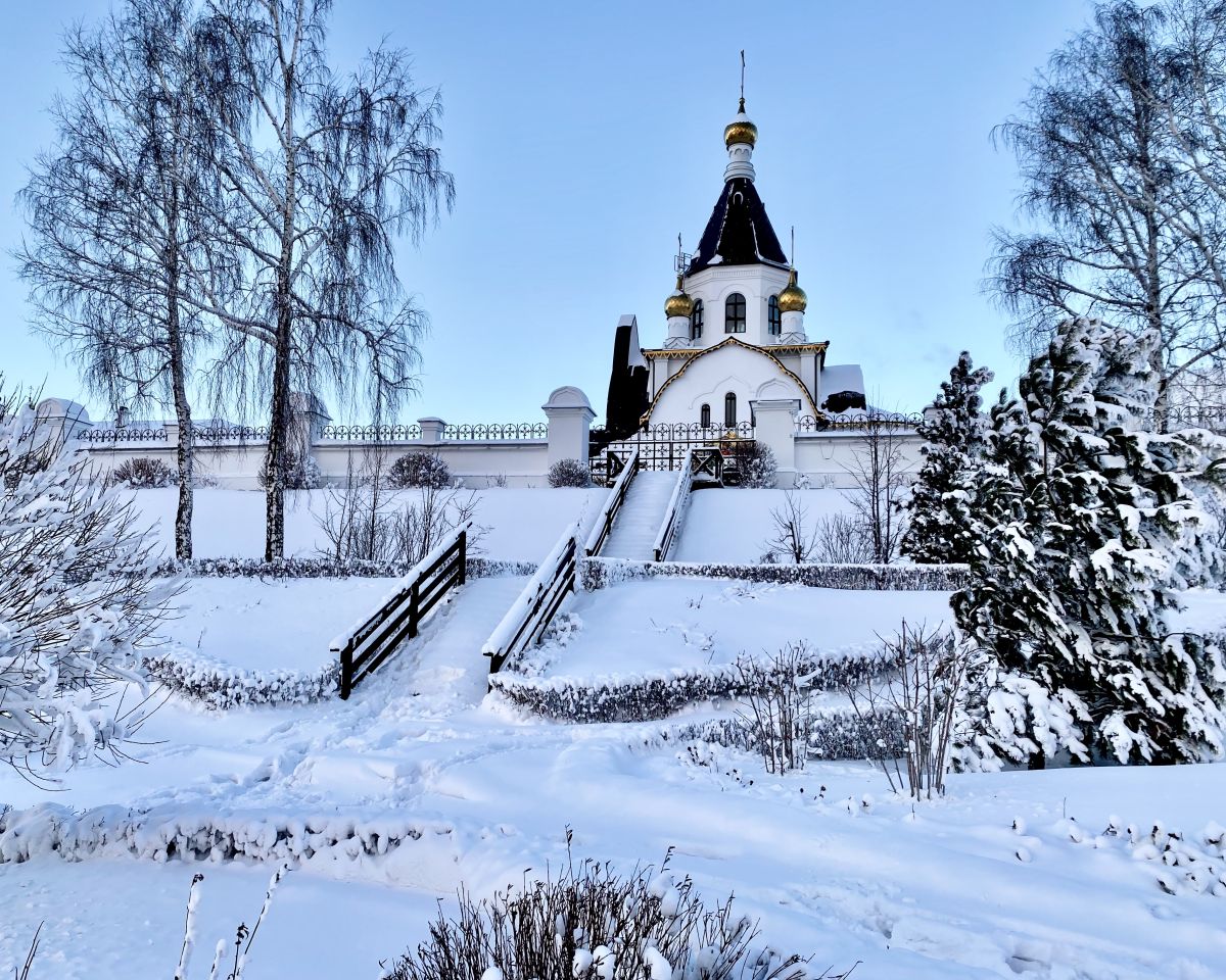 Успенский мужской монастырь, Красноярск (Красноярск, город, Красноярский край). дополнительная информация, Спуск от южных ворот к реке Енисей