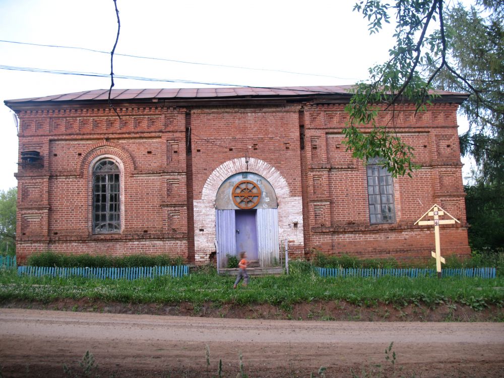 Курья. Церковь Николая Чудотворца. фасады, Западный фасад
