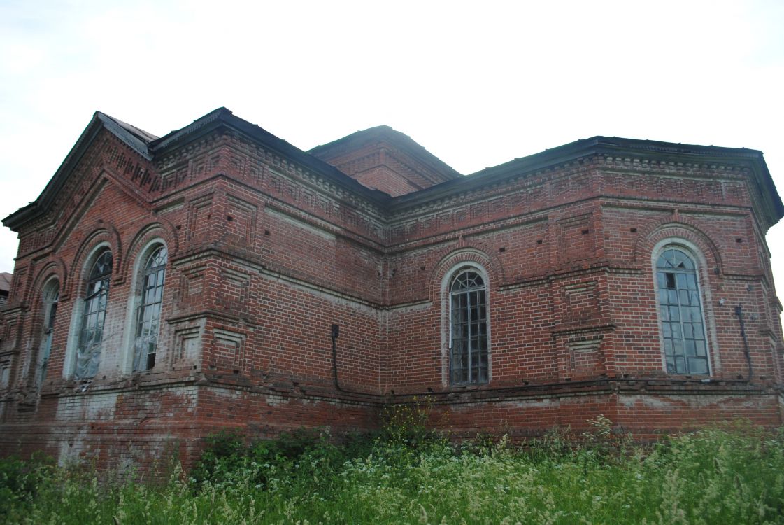 Церковь Николая Чудотворца, Курья (Красногорский район, Республика Удмуртия). фасады, Юго-восточный угол
