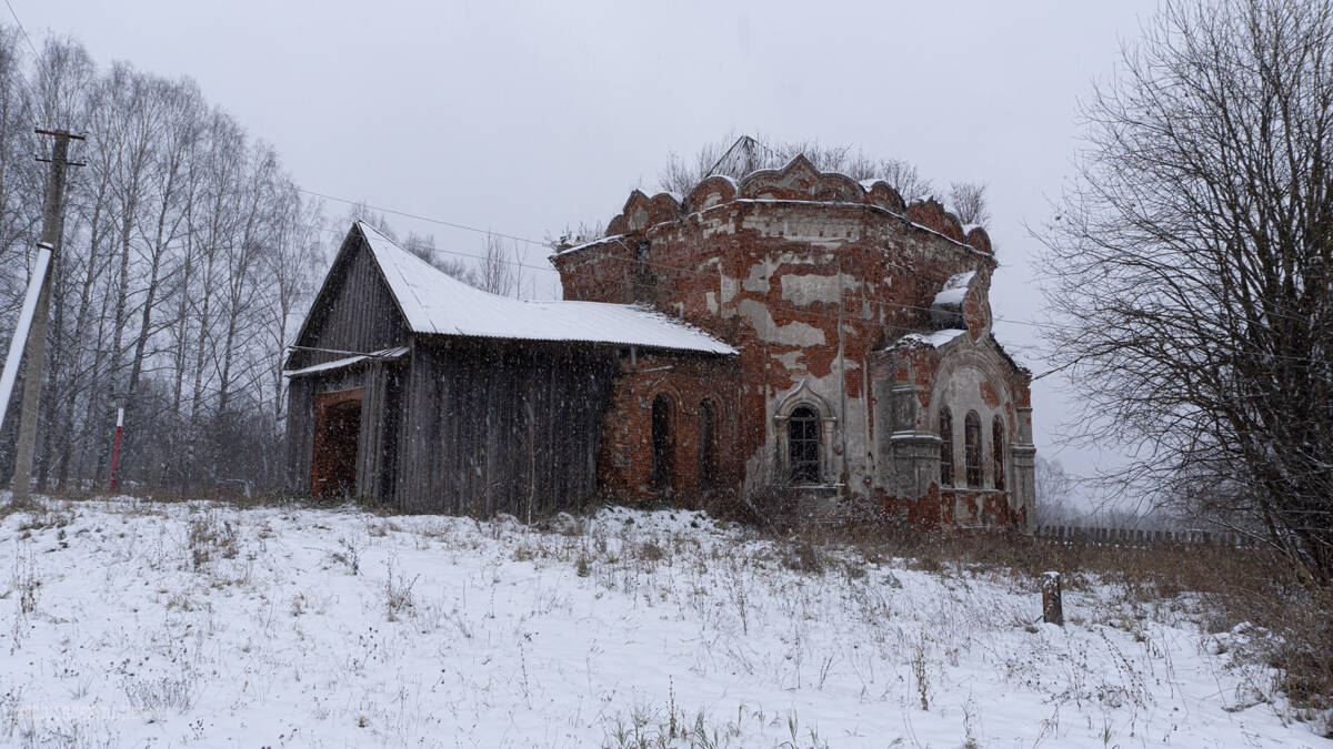 Большой Селег. Церковь Покрова Пресвятой Богородицы. фасады