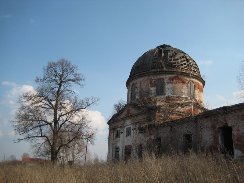 Ленинское. Церковь Покрова Пресвятой Богородицы. фасады, Вид с юга