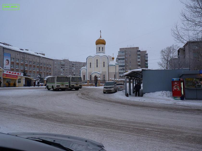 Красноярск. Церковь Луки Евангелиста. общий вид в ландшафте