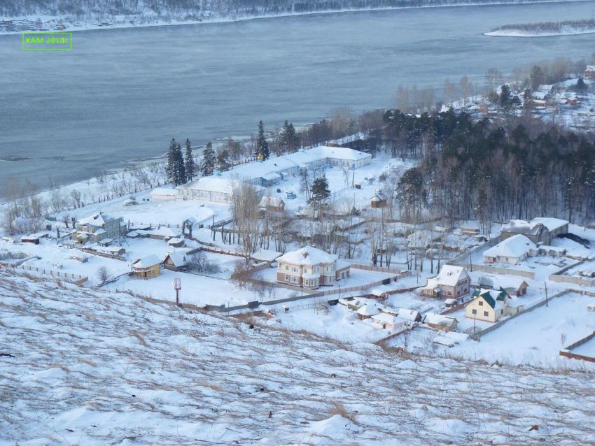 Успенский мужской монастырь, Красноярск (Красноярск, город, Красноярский край). общий вид в ландшафте