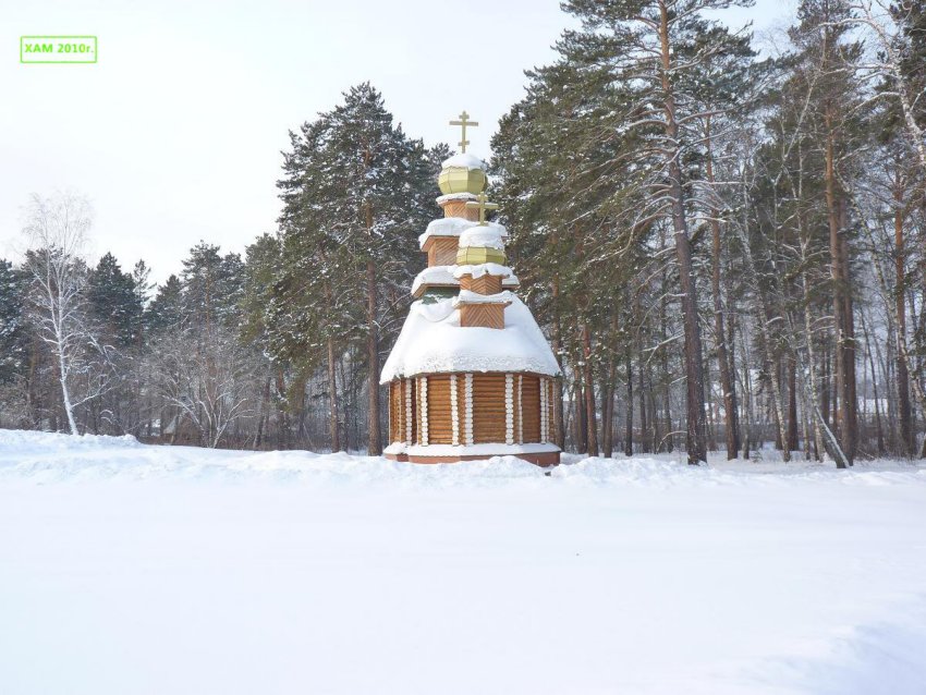 Успенский мужской монастырь. Церковь Олега Брянского, Красноярск (Красноярск, город, Красноярский край). общий вид в ландшафте