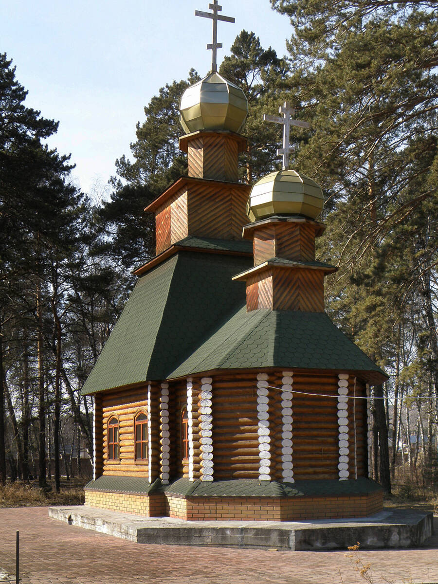 Успенский мужской монастырь. Церковь Олега Брянского, Красноярск (Красноярск, город, Красноярский край). фасады