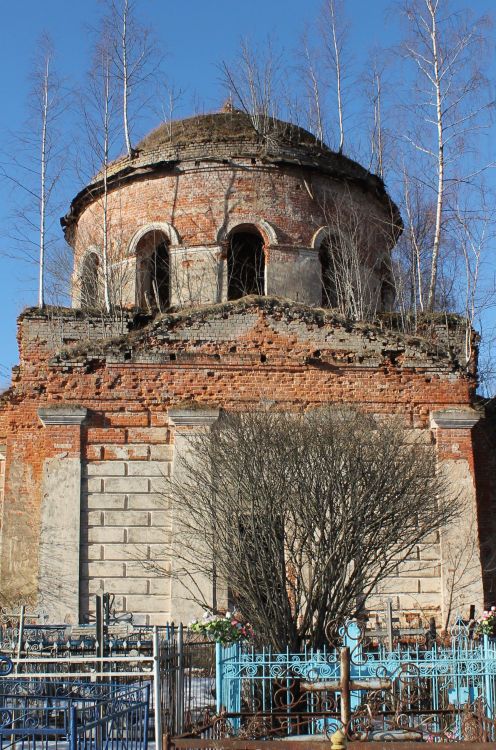 Величево. Церковь Троицы Живоначальной. фасады