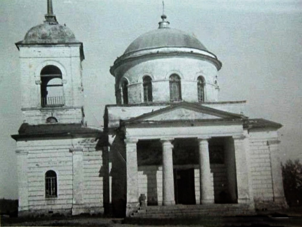 Церковь Троицы Живоначальной, Величево (Вяземский район, Смоленская область). архивная фотография, Фото 1941 г. с аукциона e-bay.de
