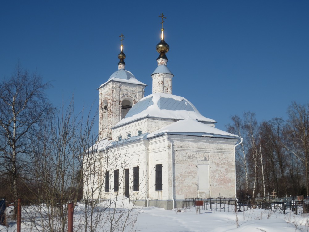 Петровское. Церковь Николая Чудотворца. фасады