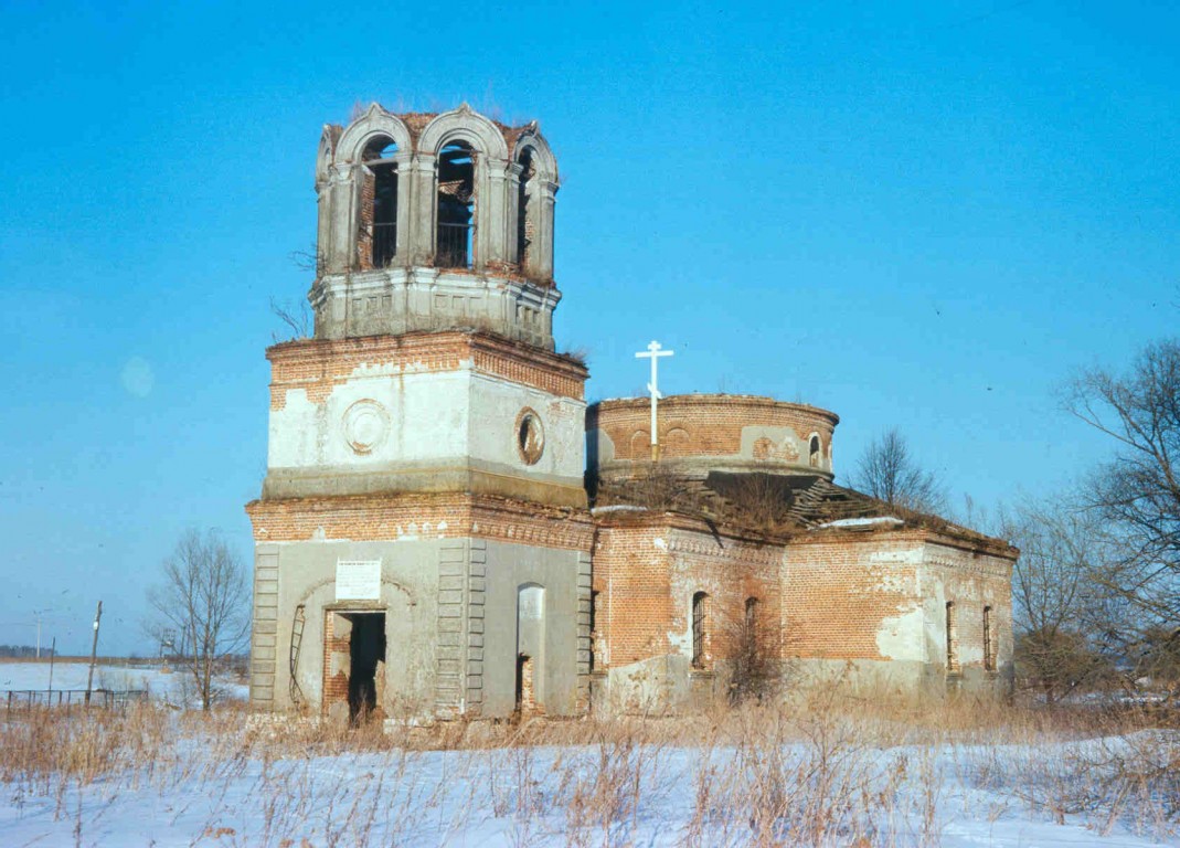 Семёновское. Церковь Богоявления Господня. документальные фотографии