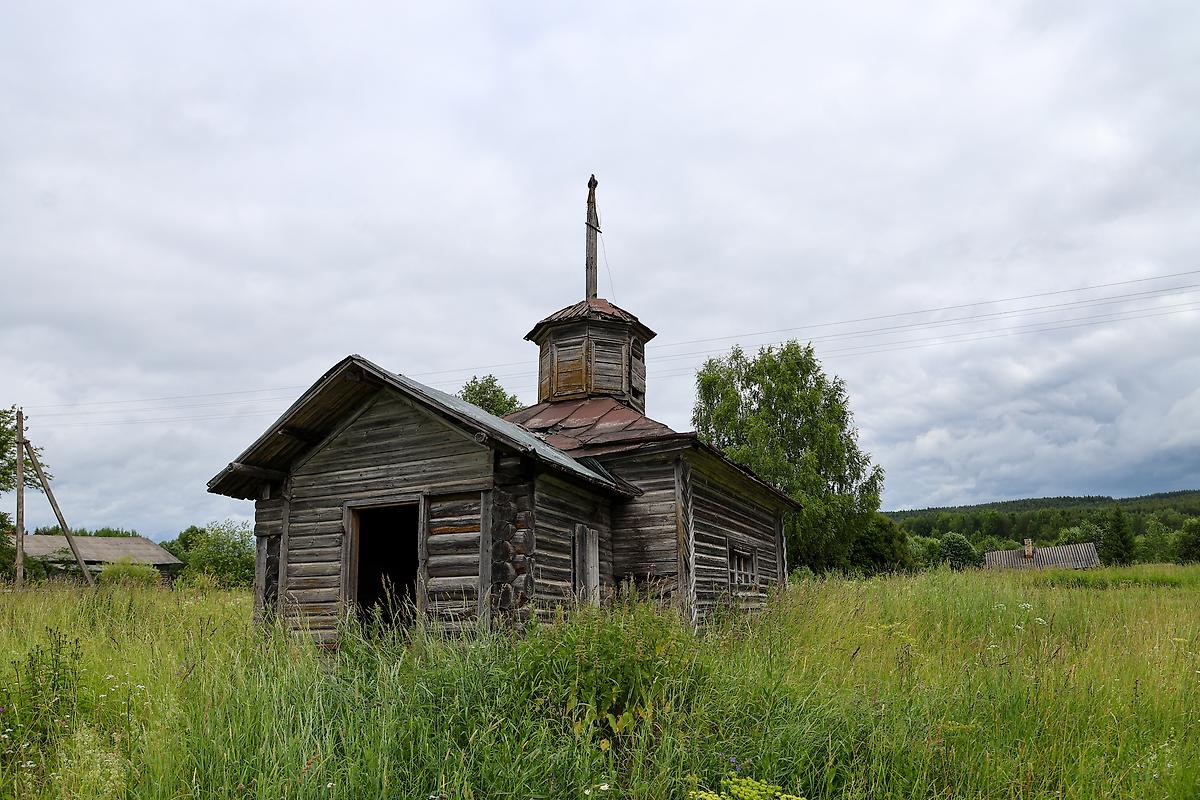 фасады. Часовня Николая Чудотворца, Костюнинская (Верховажский район, Вологодская область)