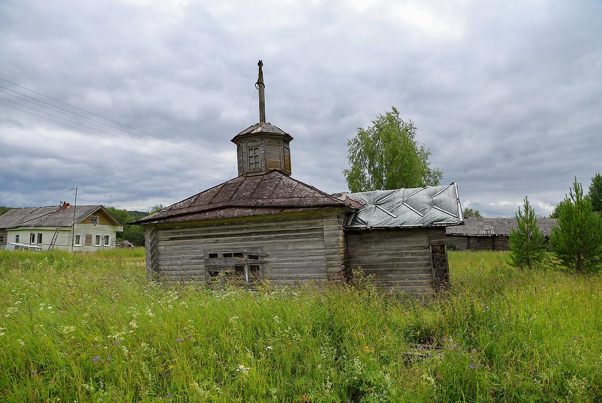 фасады. Часовня Николая Чудотворца, Костюнинская (Верховажский район, Вологодская область)