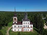 Церковь Спаса Всемилостивого на Боровине - Боровина - Верховажский район - Вологодская область