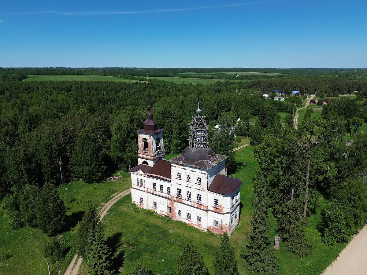 дополнительная информация. Церковь Спаса Всемилостивого на Боровине, Боровина (Верховажский район, Вологодская область)