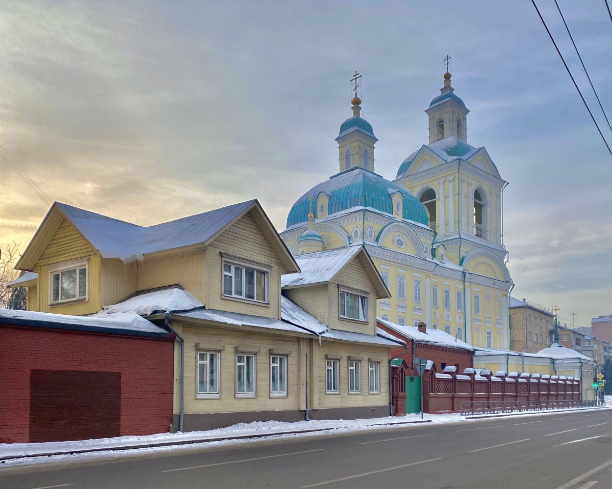 Благовещенский женский монастырь, Красноярск (Красноярск, город, Красноярский край). фасады, Вид с ул. Ленина
