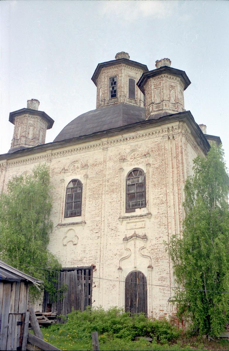 фасады. Церковь Покрова Пресвятой Богородицы, Чушевицы (Верховажский район, Вологодская область)