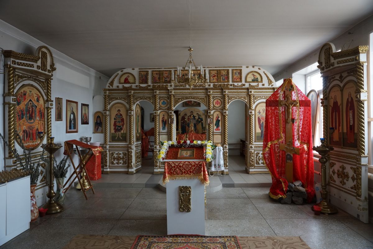 Царев. Церковь Серафима (Звездинского). интерьер и убранство