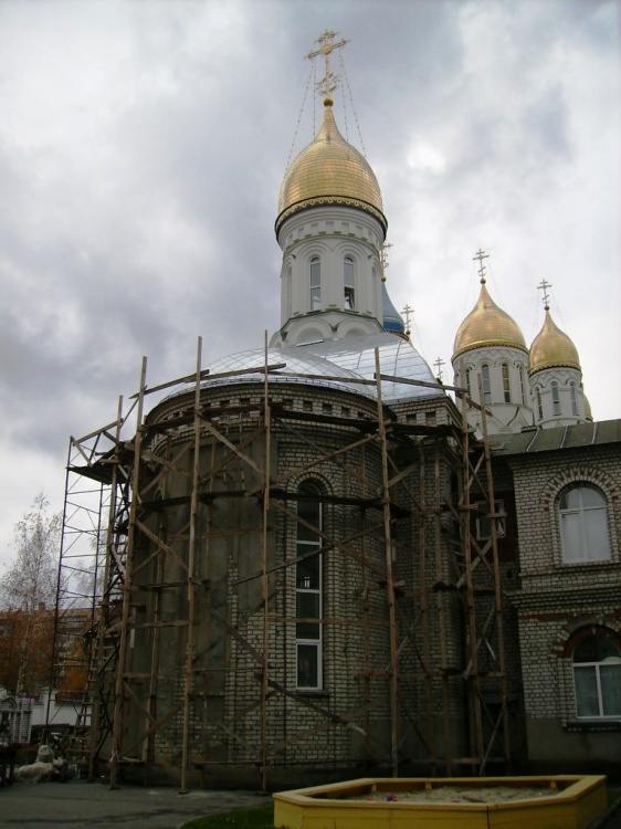Крестильный храм Всех Святых в Дашково-Песочне, Рязань (Рязань, город, Рязанская область). фасады, Вид  с  востока