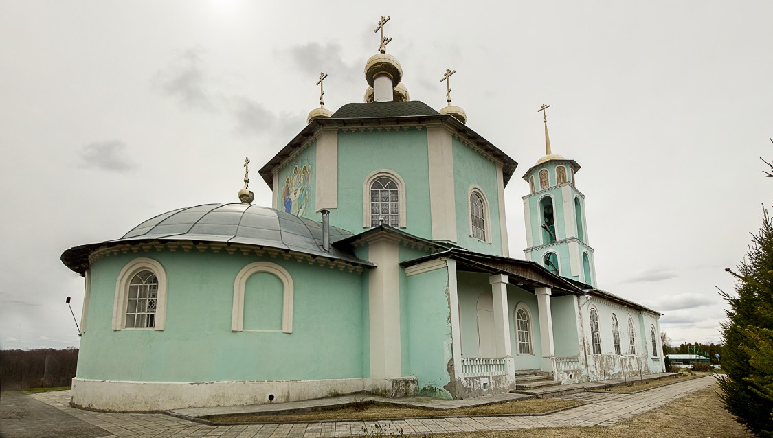 Церковь Троицы Живоначальной (новая), Кантаурово (Бор, ГО, Нижегородская область). фасады