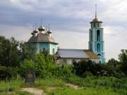 Церковь Троицы Живоначальной (новая), общий вид<br>, Кантаурово, Бор, ГО, Нижегородская область
