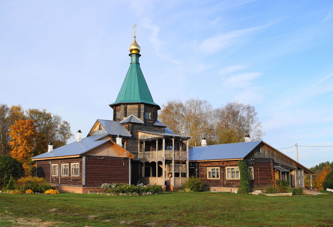 Матвеевка. Покровский на Колпи скит Троицкой Сергиевой Лавры. фасады, Троицкая церковь